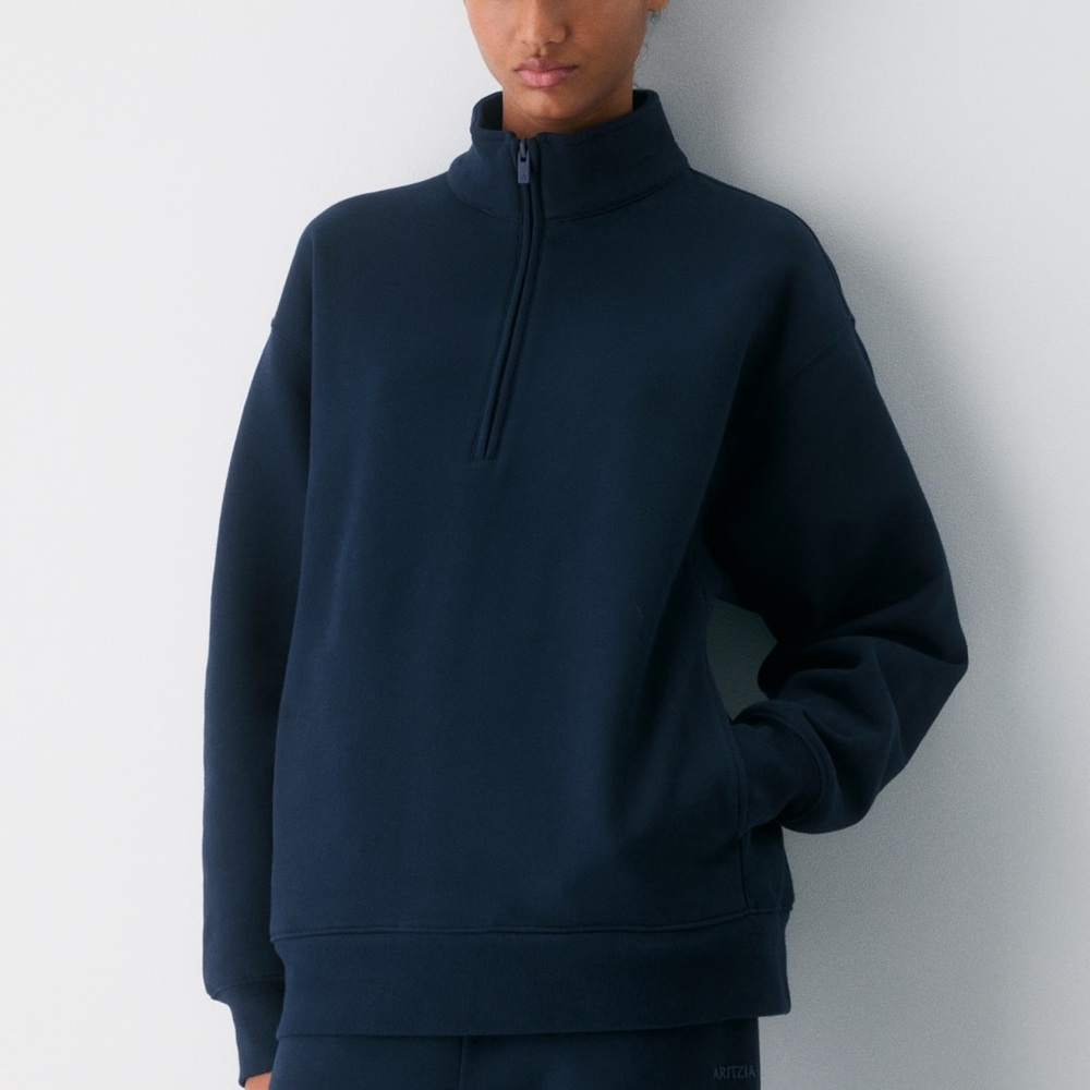 Cozy Sweatfleece Boyfriend 1/2 Zip